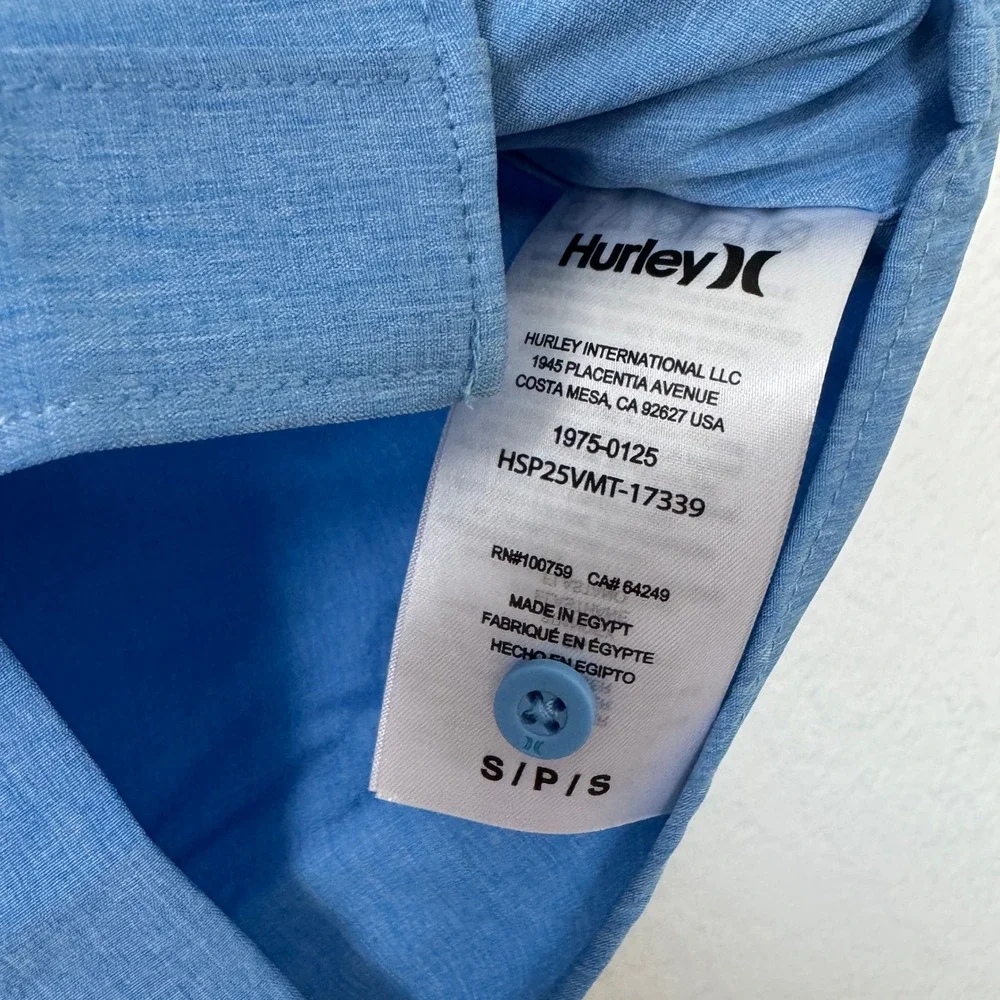 NWT! Lot of‎ 3 Hurley Mens Short Sleeve Button Down Shirts Small